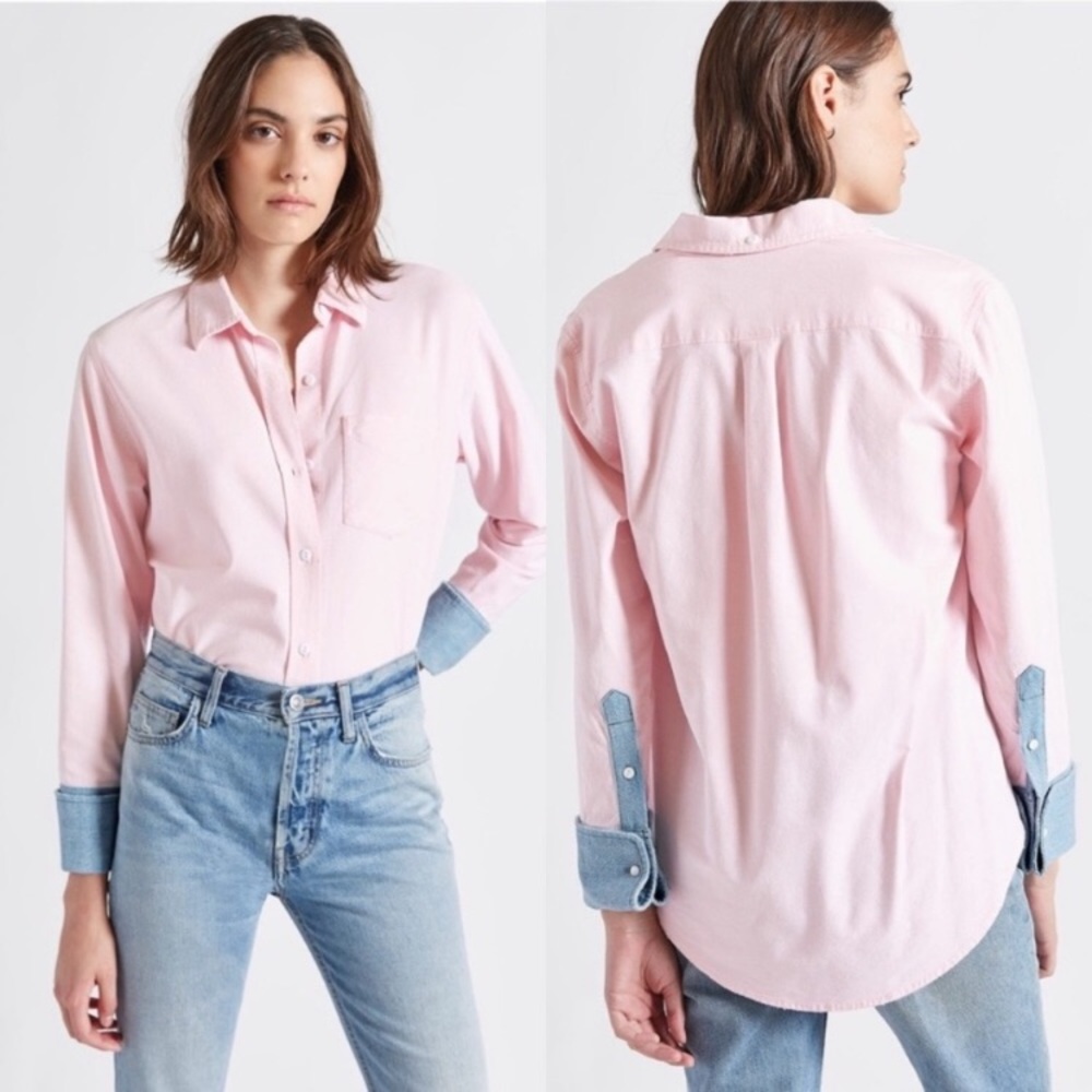 NWT Current/Elliot The Victor Shirt Size Medium